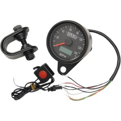 Vitezometru electronic cu carcasă neagră și cadran negru de 2.4 Vitezometru electronic cu carcasă neagră și cadran negru de 2.4
