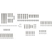 Kit cu șuruburi negre cromate cu cap SOCKET-HEAD și striații pentru motor DRAG SPECIALTIES MK699BK Kit cu șuruburi negre cromate cu cap SOCKET-HEAD și striații pentru motor DRAG SPECIALTIES MK699BK thumb