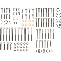 Set de șuruburi pentru motor cu cap cromat negru KNURLED DRAG SPECIALTIES MK694BK Set de șuruburi pentru motor cu cap cromat negru KNURLED DRAG SPECIALTIES MK694BK