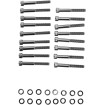 Set de șuruburi pentru capacul principal cu cap cromat negru KNURLED DRAG SPECIALTIES MK685BK Set de șuruburi pentru capacul principal cu cap cromat negru KNURLED DRAG SPECIALTIES MK685BK thumb