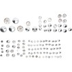 Set capace pentru șuruburi deluxe chrome DRAG SPECIALTIES 352100 thumb