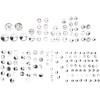 Set capace șuruburi deluxe chrome DRAG SPECIALTIES 352102