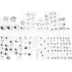 Set capace șuruburi deluxe chrome DRAG SPECIALTIES 352102 thumb
