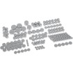 Set capace pentru șuruburi deluxe chrome DRAG SPECIALTIES 352110 thumb