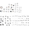 Set capace pentru șuruburi deluxe chrome DRAG SPECIALTIES 352112