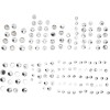 Set capace pentru șuruburi deluxe chrome DRAG SPECIALTIES 352114