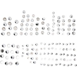 Set capace pentru șuruburi deluxe chrome DRAG SPECIALTIES 352114 Set capace pentru șuruburi deluxe chrome DRAG SPECIALTIES 352114