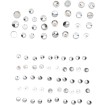 Set capace pentru șuruburi deluxe chrome DRAG SPECIALTIES 352118 Set capace pentru șuruburi deluxe chrome DRAG SPECIALTIES 352118 thumb
