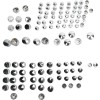 Set standard capace pentru șuruburi crom DRAG SPECIALTIES 352000