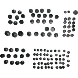 Set capace pentru șuruburi standard negru DRAG SPECIALTIES 352001 Set capace pentru șuruburi standard negru DRAG SPECIALTIES 352001
