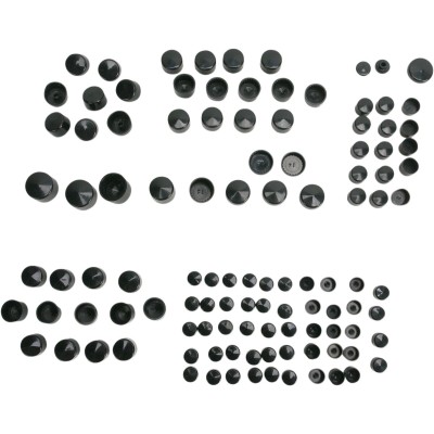 Set capace pentru șuruburi standard negru DRAG SPECIALTIES 352001