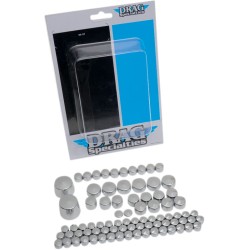 Set capace pentru șuruburi crom standard DRAG SPECIALTIES 352011