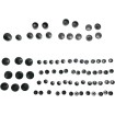Set capace pentru șuruburi standard negre DRAG SPECIALTIES 352016 thumb