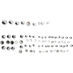 Set capace pentru șuruburi crom standard DRAG SPECIALTIES 352017 Set capace pentru șuruburi crom standard DRAG SPECIALTIES 352017