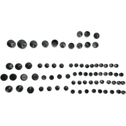 Set capace șuruburi standard negre DRAG SPECIALTIES 352018 Set capace șuruburi standard negre DRAG SPECIALTIES 352018