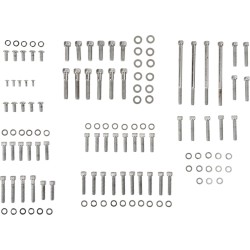 Set de șuruburi cromate pentru motor cu cap striat DRAG SPECIALTIES MK699 Set de șuruburi cromate pentru motor cu cap striat DRAG SPECIALTIES MK699