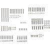 Set de șuruburi cromate pentru motor cu cap striat DRAG SPECIALTIES MK700