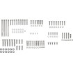 Set de șuruburi cromate pentru motor cu capete netede DRAG SPECIALTIES MK700S Set de șuruburi cromate pentru motor cu capete netede DRAG SPECIALTIES MK700S thumb