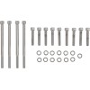 Set de șuruburi pentru capacul primar cu cap cromat cu striații DRAG SPECIALTIES MK672