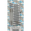 Set de șuruburi cromate cu striații pentru capac lateral DRAG SPECIALTIES MK696 thumb