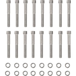 Set de șuruburi pentru acoperire principală cu capete cromate SMOOTH DRAG SPECIALTIES MK685S Set de șuruburi pentru acoperire principală cu capete cromate SMOOTH DRAG SPECIALTIES MK685S