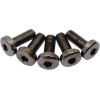 Set de șuruburi pentru montajul butucului spate al frânelor pe disc negru DRAG SPECIALTIES MK772BK