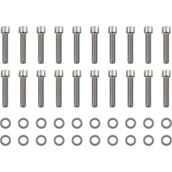Set de șuruburi M8 pentru cutie oscilantă cu cap neted cromat DRAG SPECIALTIES MK777S Set de șuruburi M8 pentru cutie oscilantă cu cap neted cromat DRAG SPECIALTIES MK777S