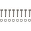 Set șuruburi M8 pentru carcasă rulment transmisie cu cap neted hexagonal crom DRAG SPECIALTIES MK783S Set șuruburi M8 pentru carcasă rulment transmisie cu cap neted hexagonal crom DRAG SPECIALTIES MK783S thumb