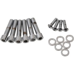 Set șuruburi M8 pentru controlul ghidonului cu cap neted hexagonal crom DRAG SPECIALTIES MK784S Set șuruburi M8 pentru controlul ghidonului cu cap neted hexagonal crom DRAG SPECIALTIES MK784S