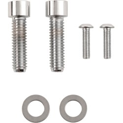 Set șuruburi M8 pentru controlul frânei spate cu cap neted și crom DRAG SPECIALTIES MK785S Set șuruburi M8 pentru controlul frânei spate cu cap neted și crom DRAG SPECIALTIES MK785S