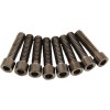 Set șuruburi M8 LIFTER BLOCK cu cap neted și hexagon interior negru DRAG SPECIALTIES MK776SBK