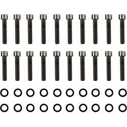 Set șuruburi M8 pentru cutie oscilantă cu cap neted negru DRAG SPECIALTIES MK777SBK Set șuruburi M8 pentru cutie oscilantă cu cap neted negru DRAG SPECIALTIES MK777SBK