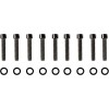 Set șuruburi M8 capac ax cu came cap neted cu hexagon interior negru DRAG SPECIALTIES MK779SBK