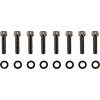 Set șuruburi M8 pentru carcasă rulment transmisie cu cap tip allen negre DRAG SPECIALTIES MK783BK