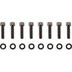 Set șuruburi M8 pentru carcasă rulment transmisie cu cap tip allen negre DRAG SPECIALTIES MK783BK Set șuruburi M8 pentru carcasă rulment transmisie cu cap tip allen negre DRAG SPECIALTIES MK783BK