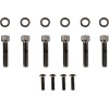 Set șuruburi M8 pentru controlul ghidonului cu cap hexagonal negru DRAG SPECIALTIES MK784BK