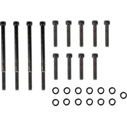 Set șuruburi M8 outer primary cu cap hexagonal negru DRAG SPECIALTIES MK787BK Set șuruburi M8 outer primary cu cap hexagonal negru DRAG SPECIALTIES MK787BK