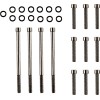 Set șuruburi M8 outer primary smooth socket head black DRAG SPECIALTIES MK787SBK