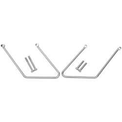 Suport cromat pentru genți laterale DRAG SPECIALTIES 77-0131A Suport cromat pentru genți laterale DRAG SPECIALTIES 77-0131A