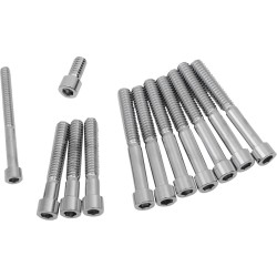 Set de șuruburi cu cap cromat pentru capac principal SMOOTH DRAG SPECIALTIES MK346S Set de șuruburi cu cap cromat pentru capac principal SMOOTH DRAG SPECIALTIES MK346S
