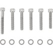 Set de șuruburi cromate pentru capacul axului cu came cu striații DRAG SPECIALTIES MK366 Set de șuruburi cromate pentru capacul axului cu came cu striații DRAG SPECIALTIES MK366 thumb