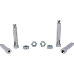Set de șuruburi cromate pentru montarea etrierului de frână cu discuri duble cu striații DRAG SPECIALTIES MK113 Set de șuruburi cromate pentru montarea etrierului de frână cu discuri duble cu striații DRAG SPECIALTIES MK113