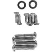 Set de șuruburi cromate pentru montarea manetei pe ghidon/capac cilindru principal cu striații DRAG SPECIALTIES MK298 Set de șuruburi cromate pentru montarea manetei pe ghidon/capac cilindru principal cu striații DRAG SPECIALTIES MK298 thumb