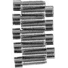 Set de șuruburi cromate pentru capacul demarorului cu cap neted DRAG SPECIALTIES MK160S