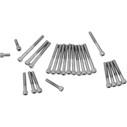 Set cromat de șuruburi cu striații pentru capac primar/cameră DRAG SPECIALTIES MK161 Set cromat de șuruburi cu striații pentru capac primar/cameră DRAG SPECIALTIES MK161