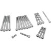 Set cromat de șuruburi cu cap hexagonal interior pentru capac primar/cameră cu striații DRAG SPECIALTIES MK162