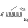 Set de șuruburi cromate cu cap hexagonal pentru capac principal/cameră cu striații DRAG SPECIALTIES MK136