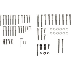 Set de șuruburi cromate pentru motor cu cap hexagonal interior smooth DRAG SPECIALTIES MK101S
