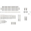 Set de șuruburi cromate pentru motor cu cap striat DRAG SPECIALTIES MK118