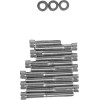 Set de șuruburi cromate pentru capacul axului cu came cu striații DRAG SPECIALTIES MK249